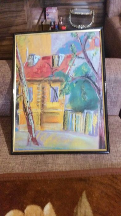 Картина, рисувана с акрилни бои само за 19 лева.