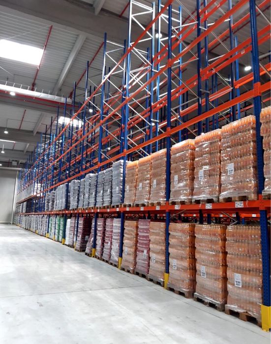 Rafturi metalice reglabile pentru euro paleti