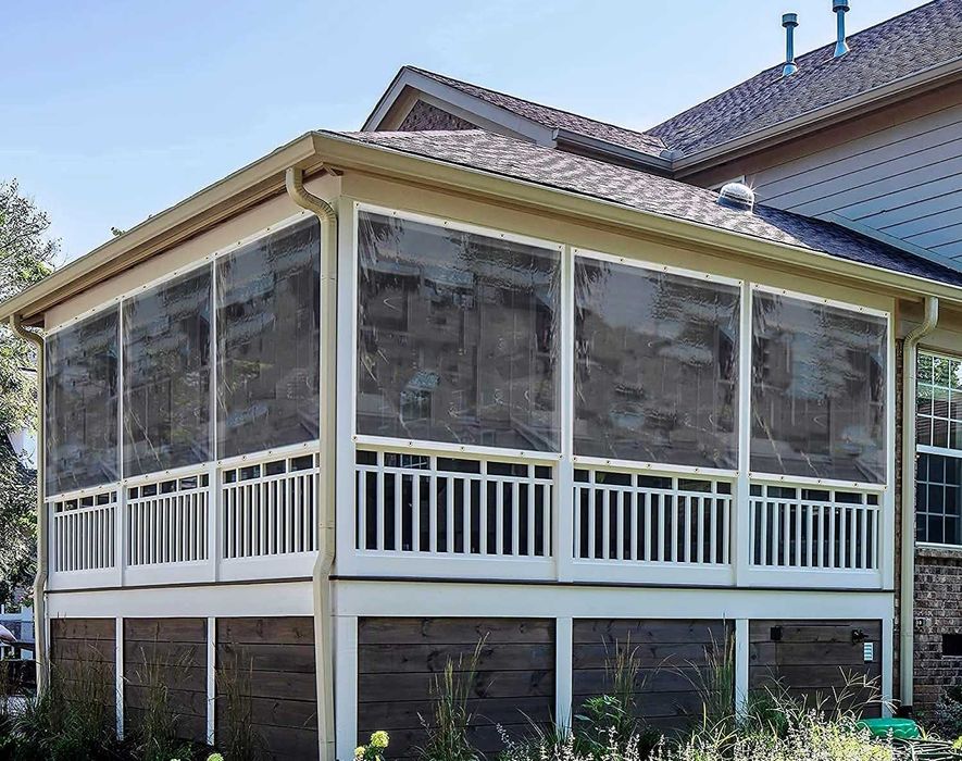 Изгодно!!! Прозрачен винил кристал Режем парчета! ветроупорни завеси