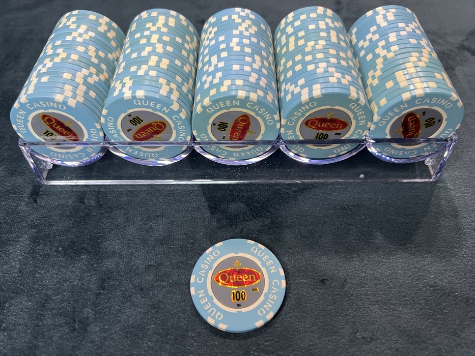 Jetoane Poker 280,000 buc model Casino Queen Bucuresti stoc Customtables.eu