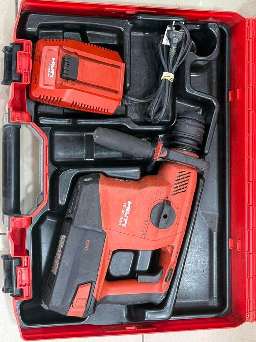 Hilti TE 30-A36 – акумулаторен перфоратор с батерия и зарядно