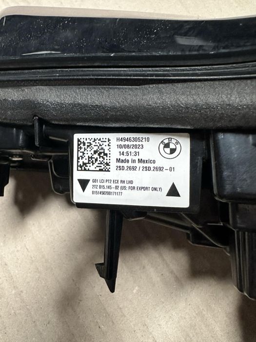 Bmw X3 G01 LCI Стопове