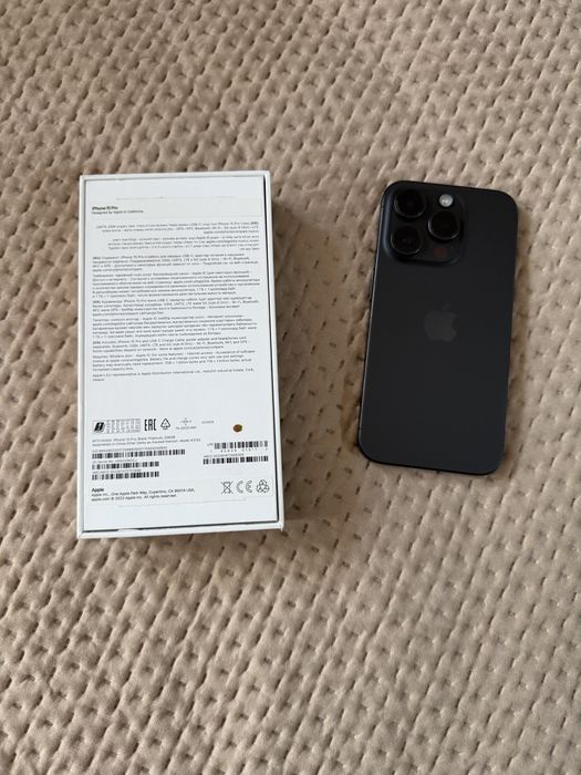 Phone 15 Pro 256 ГБ, АКБ 80%, без ремонта EAC