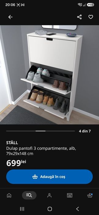 Pantofar Ikea -Dulap pantofi