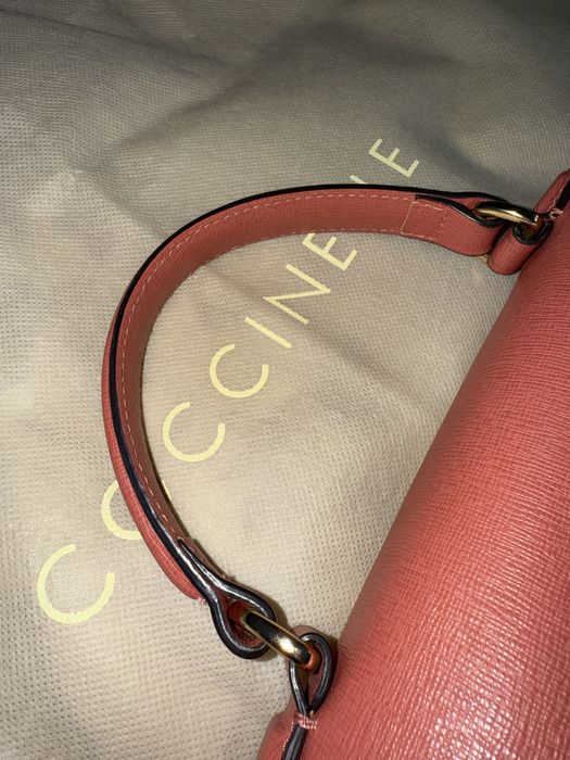 Кожаная сумка Coccinelle оригинал