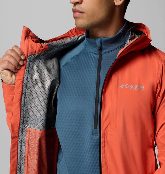 Columbia Titanium мембранная куртка для туризма походный дождевик