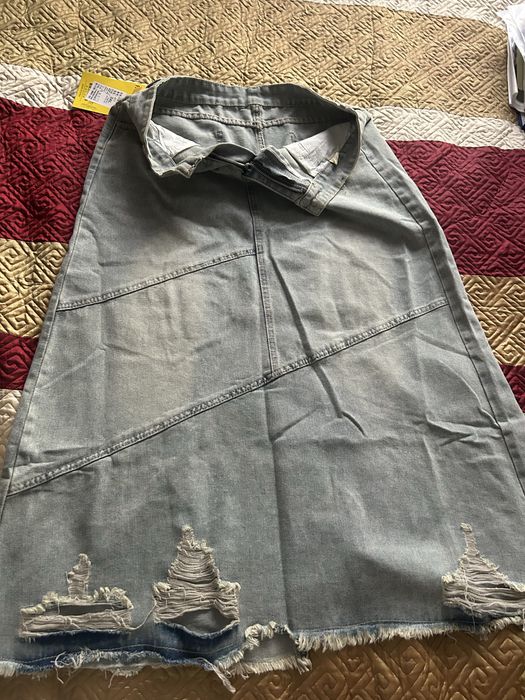 Новая джинсовая юбка 3XL