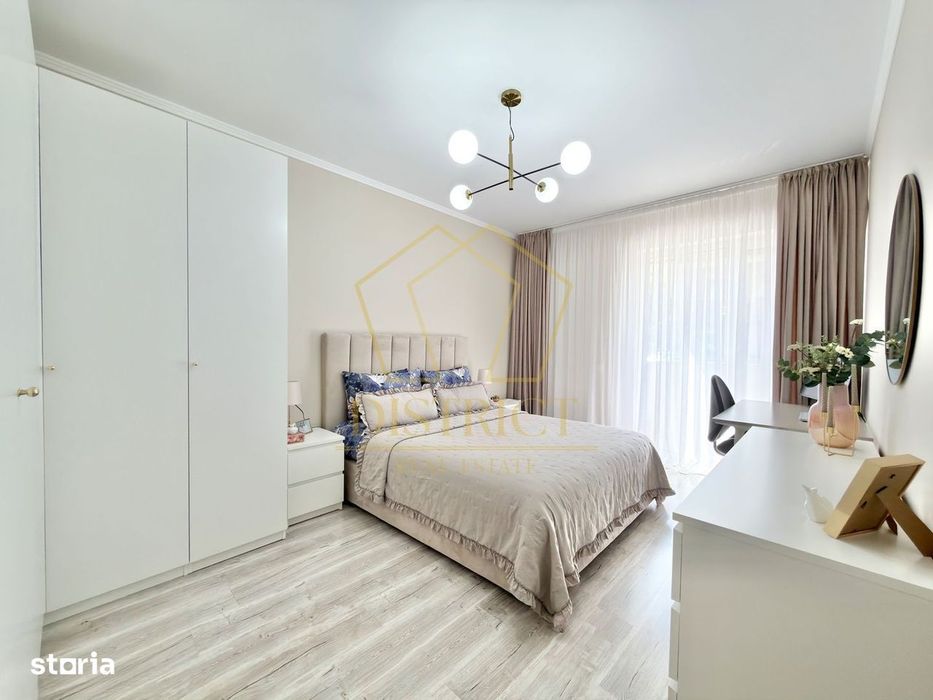 Apartament cu 2 camere mobilat si utilat decomandat la asfalt in Giroc