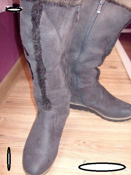 Топли ботуши с дебела подплата