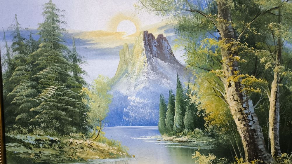 Пейзаж холст масло