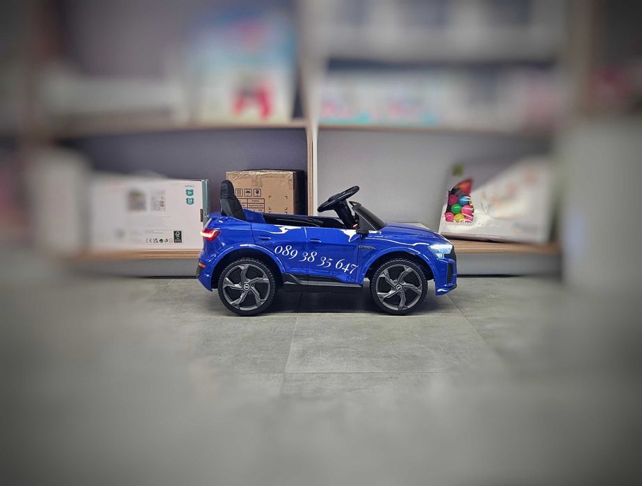 ПРОМОЦИЯ!НОВО!Акумулаторен джип Audi SQ8 BLUE с 12V батерия,EVA гуми