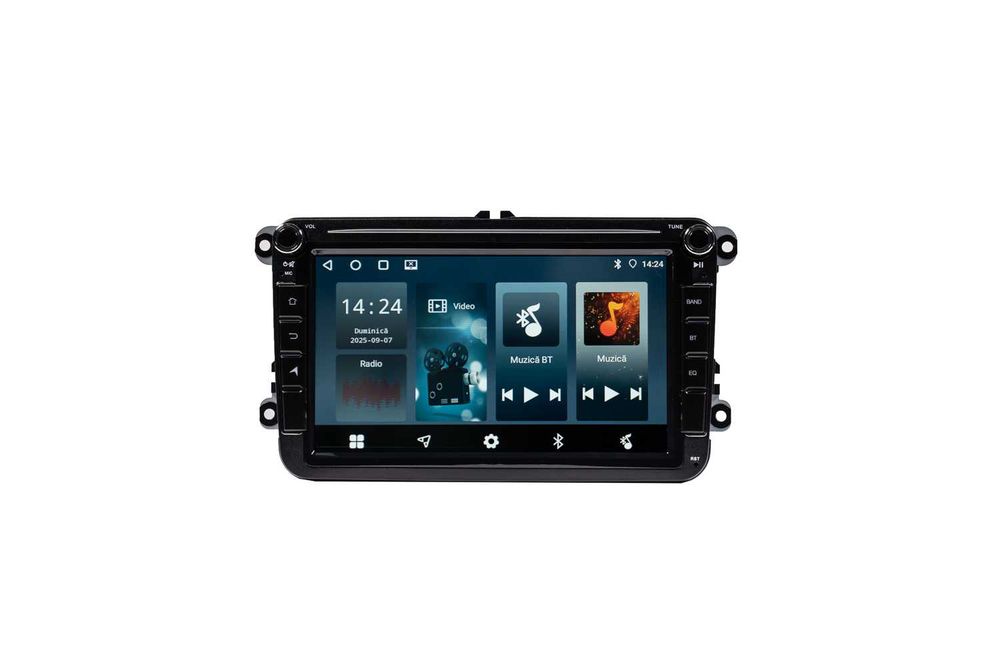 Navigatie VW Skoda Seat Android 14 , Apple Carplay , Android Auto + Camera Marsarier