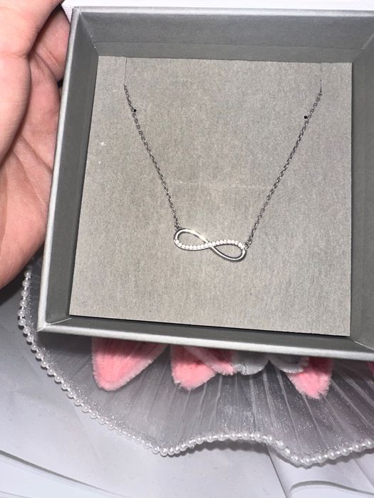 Сребърно колие-lotus