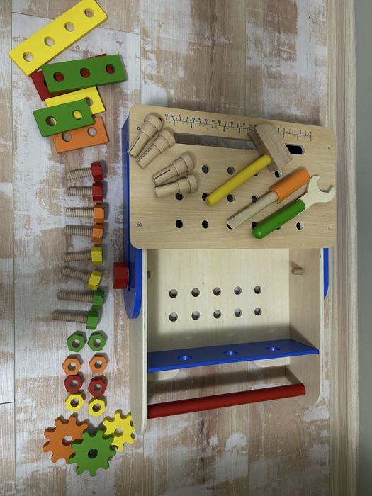 Дървена работилница с детски инструменти viga toys