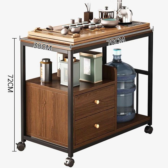 журнальный столик для гостиной, для кухни и дома, Столик + тумбочка