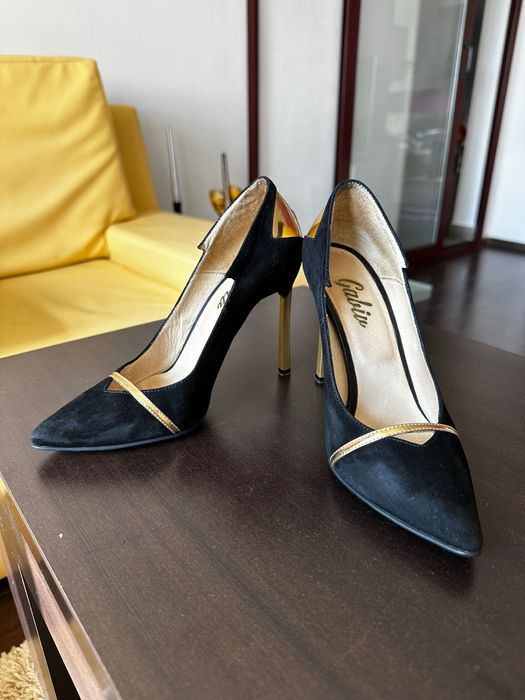 Pantofi cu toc - piele