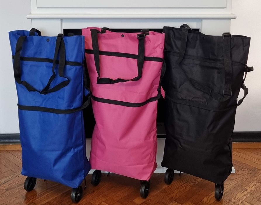 Geanta cumparaturi, roti pliabile, poseta, carut, cos multifunctional