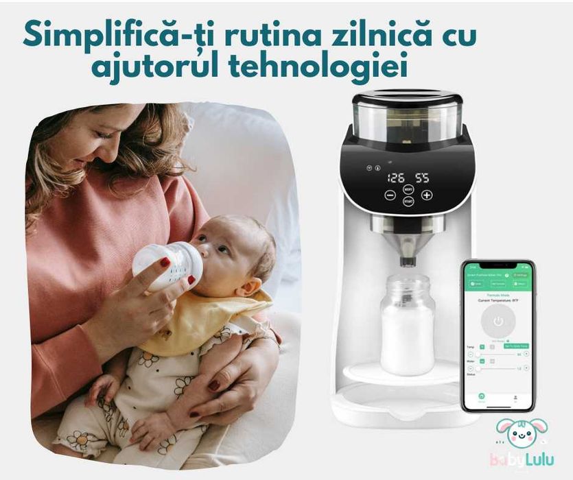 BabyLulu® – Espressor Lapte Praf pentru Bebeluși + Cadou!