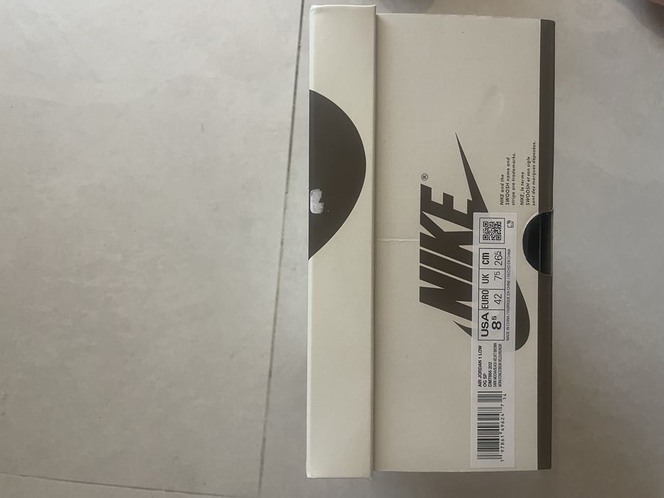 Jordan 1 low velvet brown- travis scott