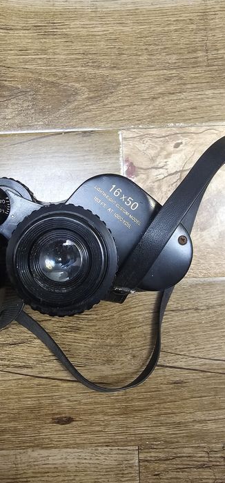 Binoclu vintage Pathescope 16x50, Coated Optics