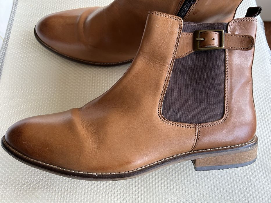 Мъжки боти от естествена кожа