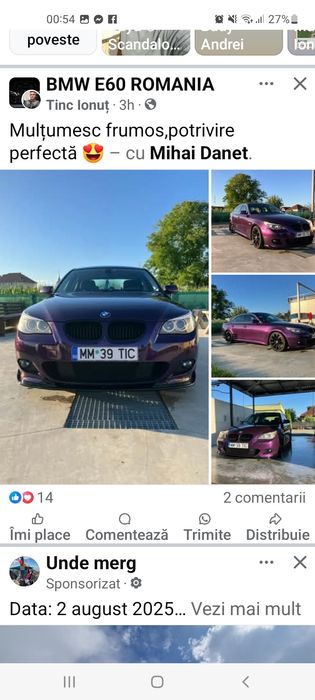 Lip prelungire bmw e60 e61 bara fata m pack  tech