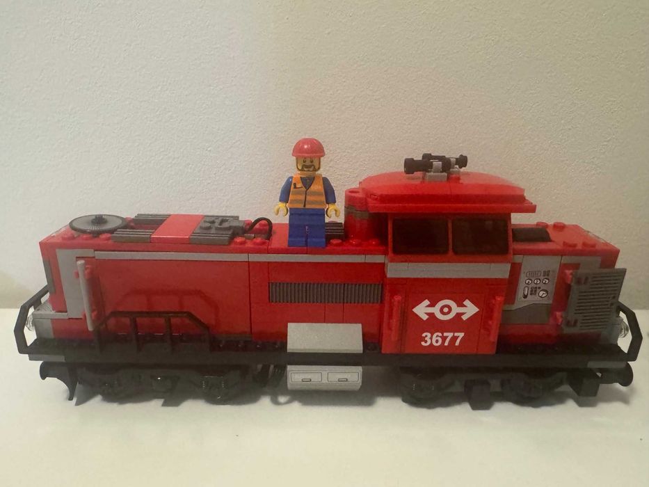 Lego City 3677 : Red Cargo Train