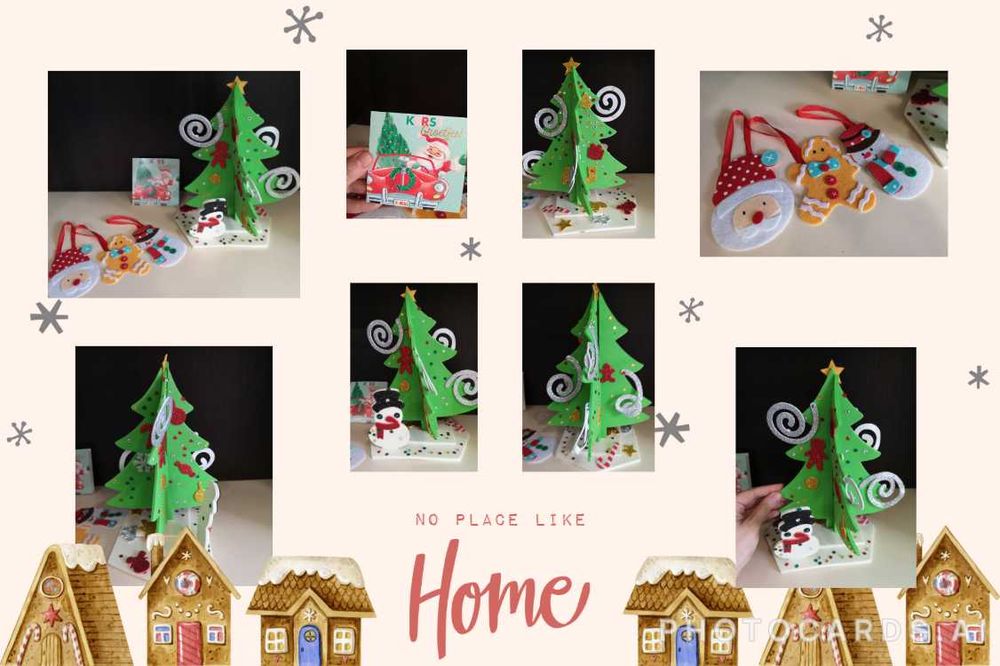 Коледна украса - лампички, календар, декорации,