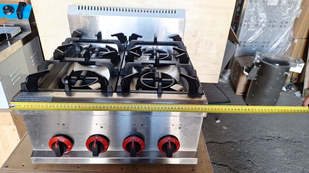 Газов котлон 4-ка професионален със защита чисто нов