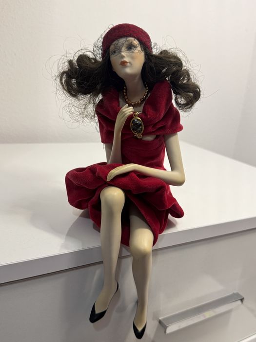 Papusa portelan Marigio. Rara, de colectie.