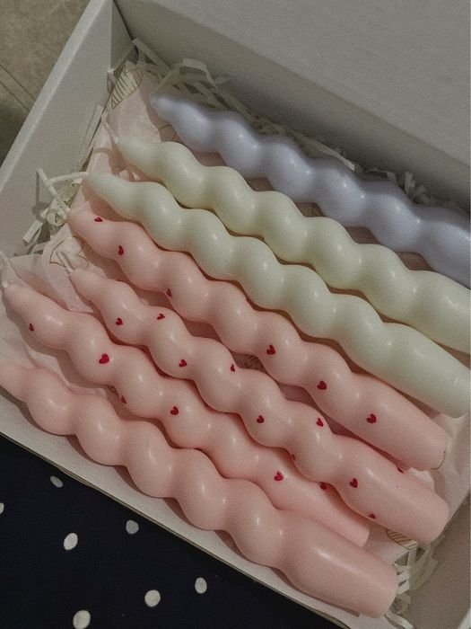 Стильные свечи ручной работы