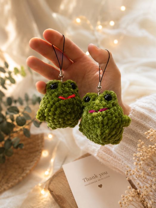 Брелоки-лягушата handmade