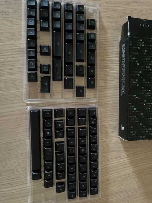 Taste keycaps KAT cyberspace fluorescente tastatura gaming