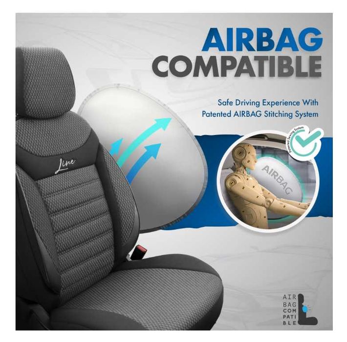 Тапицерия OTOM текстил с еко кожа LINE Design