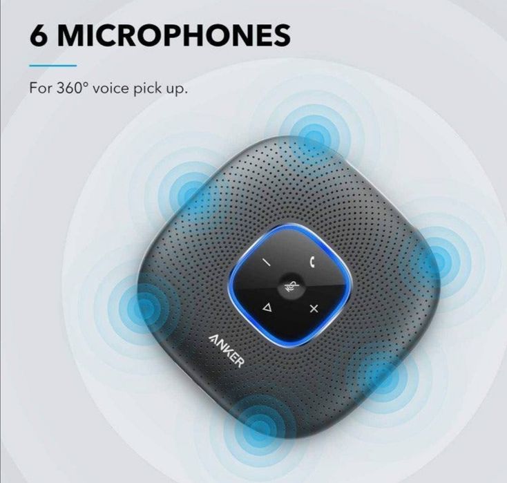 Конференц связь микрофон спикерфон Anker шесть месяцев гарантии Ташкен