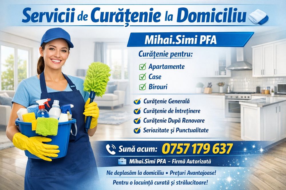 Execut curatanie la domiciliu