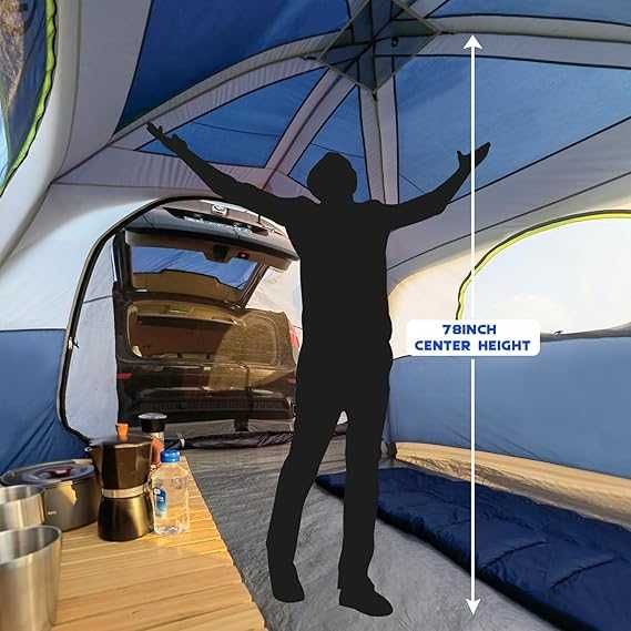 Cort UNP SUV pentru camping, cort SUV pentru 6 persoane, cu hayon