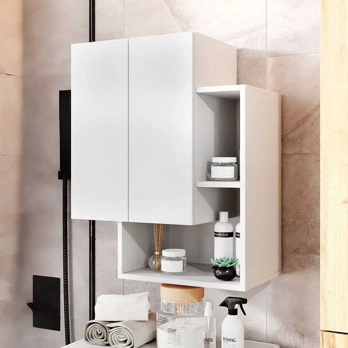 Навесной шкаф для ванной YANA ECO MEBEL — удобство и современный стиль