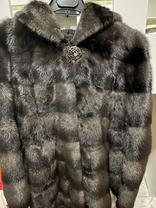 Норковая шуба 2 цвета