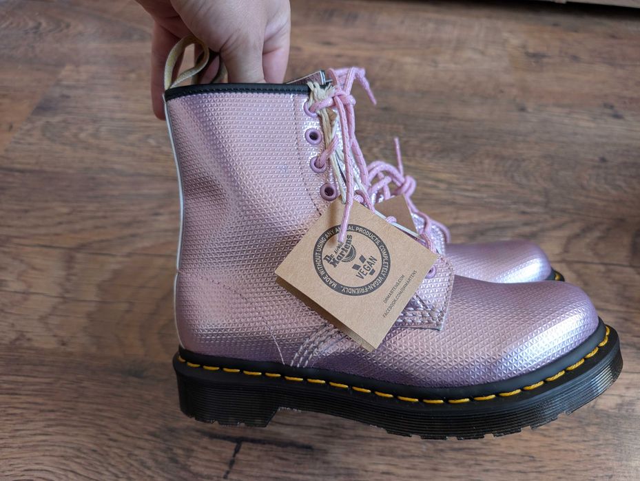 Кубинки Dr. Martens 1460 Pink Lavender VEGAN boots