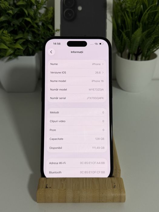 iPhone 16 87% fullbox impecabil