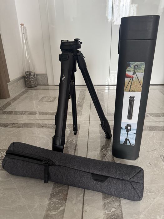 Peak Design Travel Tripod Trepied Foto Compact din Aluminiu