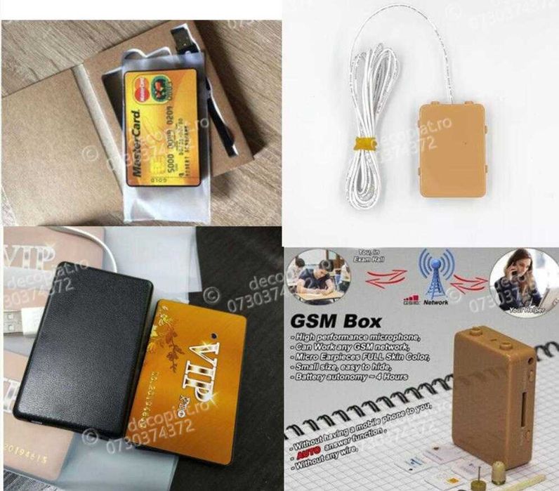Card GSM casca de copiat sistem nedetectabil BAC 2025