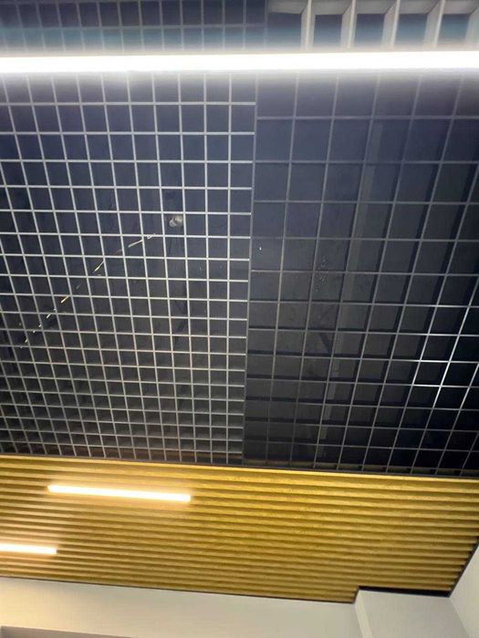 потолок АРМСТРОНГ 60*60,120*60 ГРИЛЯТО клеточный РЕЕЧНЫЙ рейкали подве