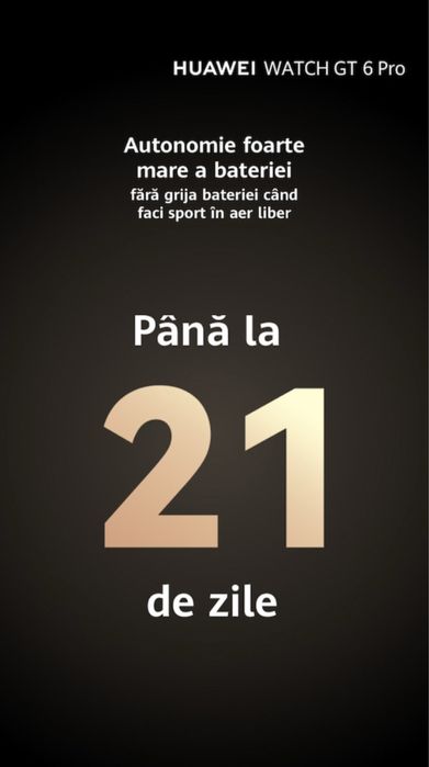 Huawei Watch GT 6 Pro, 46MM, Black Titanium