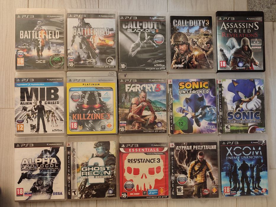 Игры для PS3 обновил март