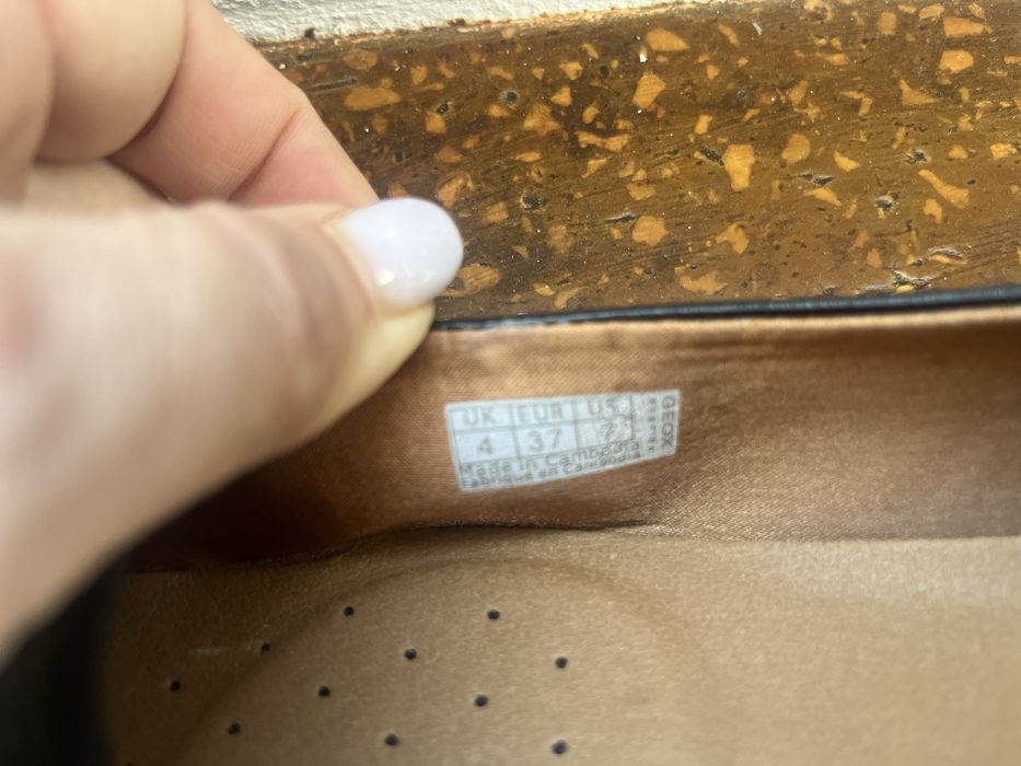 Balerini Geox, piele fina, stare foarte buna