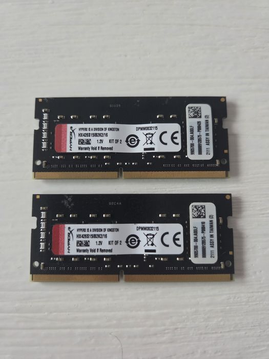 Kingston Hyper X Impact 16GB (2x8GB) DDR4 2666MHz CL15 Laptop RAM