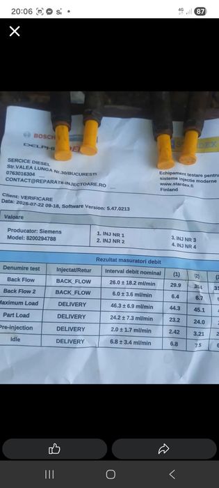 Injectoare 1,5Nissan qaqhai