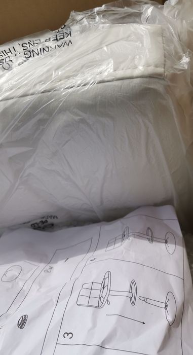 Бар столове, 2 броя, сиви/бели еко кожа, хромирани крака